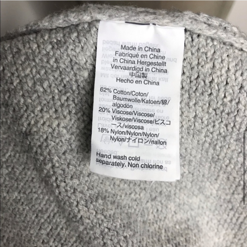 ◾️Madewell Palisades Gray Sweater Cardigan Size Large - Picture 8 of 9